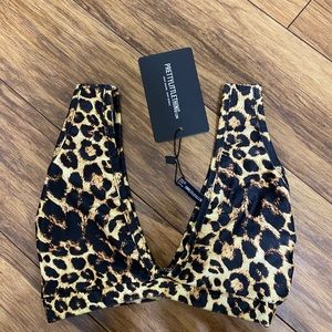 PLT leopard swim top